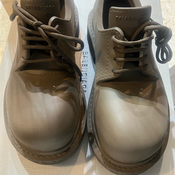Brown Steroid Derby Shoes worn 1x